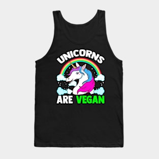 Unicorns Are Vegan Tank Top